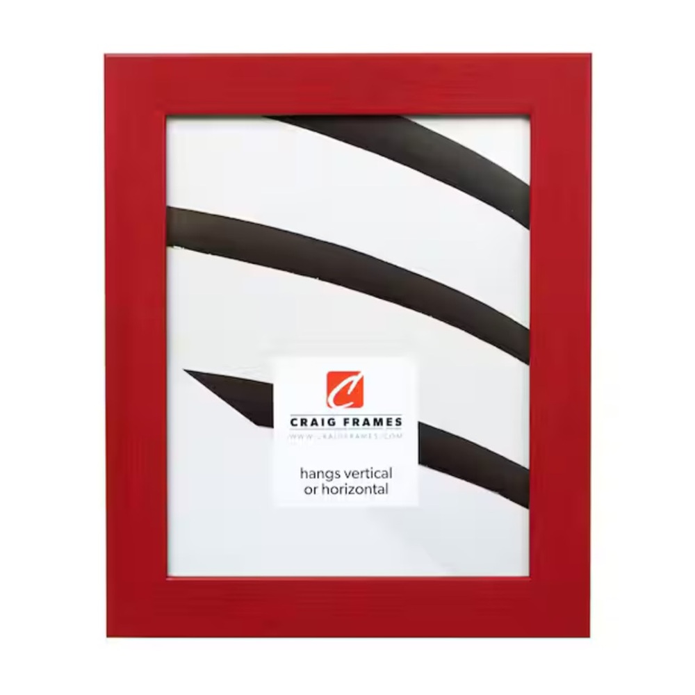 Bold Red Picture Frame